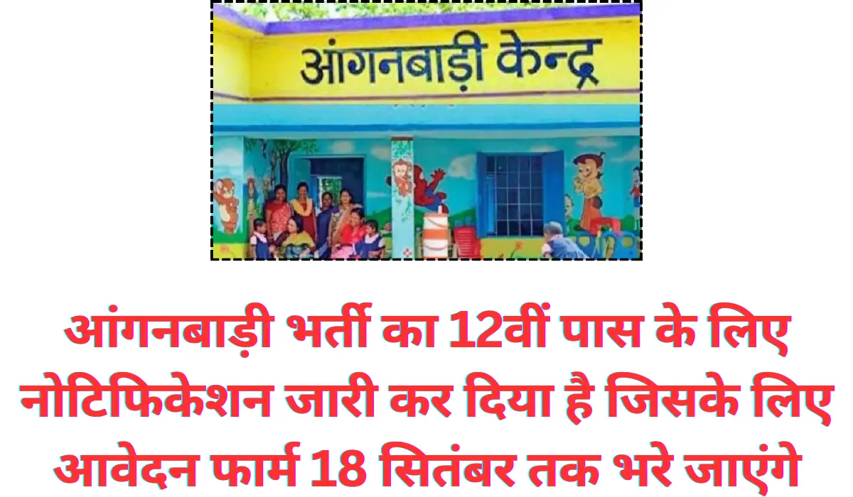 Anganwadi vacancy 2024