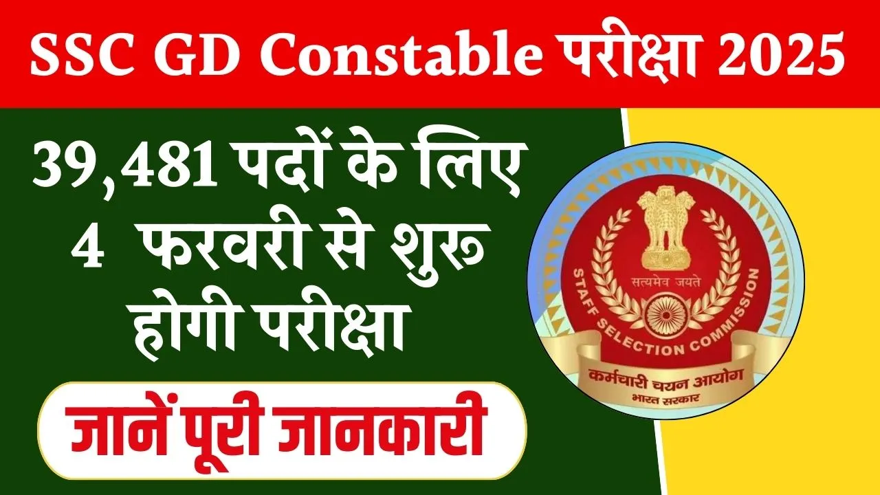 ssc gd constable exam date